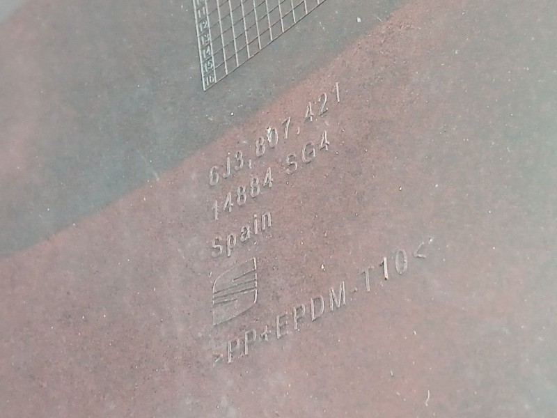 Recambio de paragolpes trasero para seat ibiza iv (6j5, 6p1) 1.2 referencia OEM IAM 6J3807421  