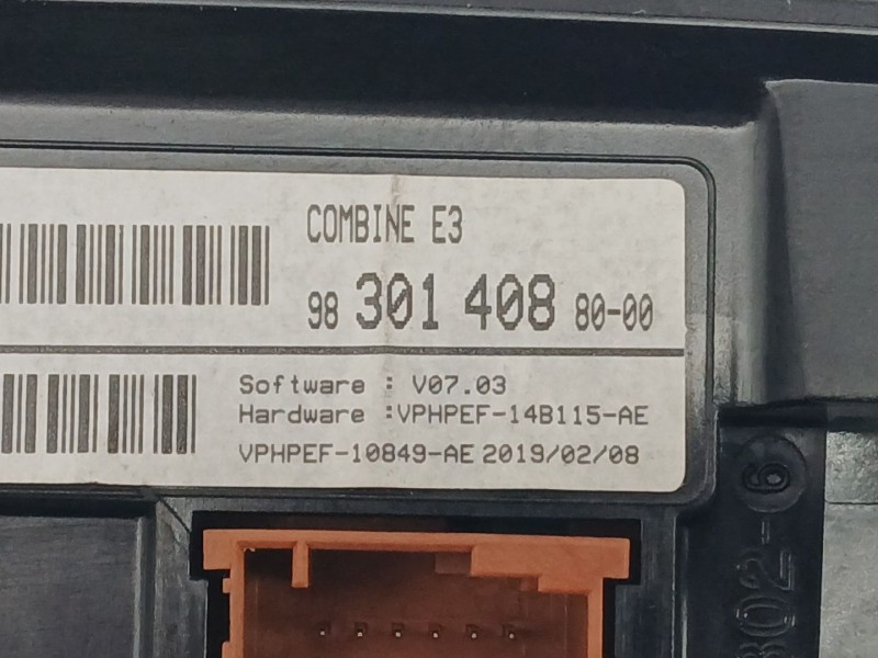 Recambio de cuadro instrumentos para citroën c4 cactus 1.5 bluehdi 100 referencia OEM IAM 9830140880  