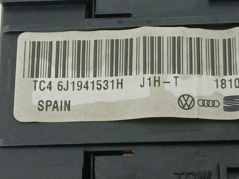 Recambio de mando luces para seat ibiza iv (6j5, 6p1) 1.2 referencia OEM IAM 6J1941531H  