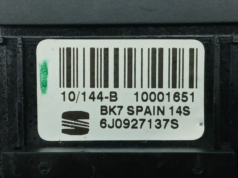 Recambio de mando multifuncion para seat ibiza iv (6j5, 6p1) 1.2 referencia OEM IAM 6J0927137S  