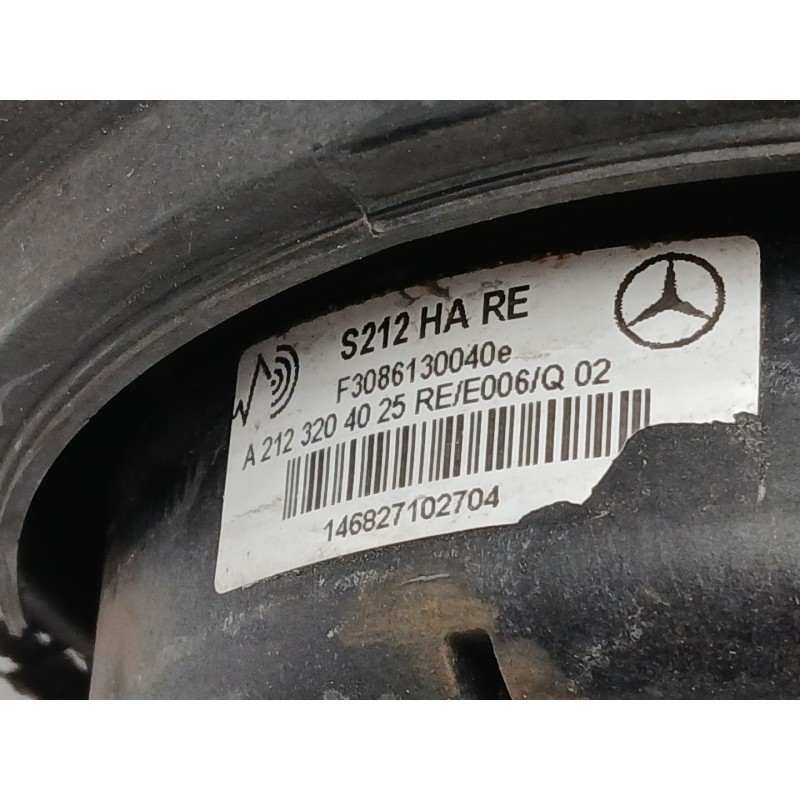 Recambio de amortiguador trasero derecho para mercedes-benz clase e (w212) e 220 cdi / bluetec (212.001, 212.002) referencia OEM