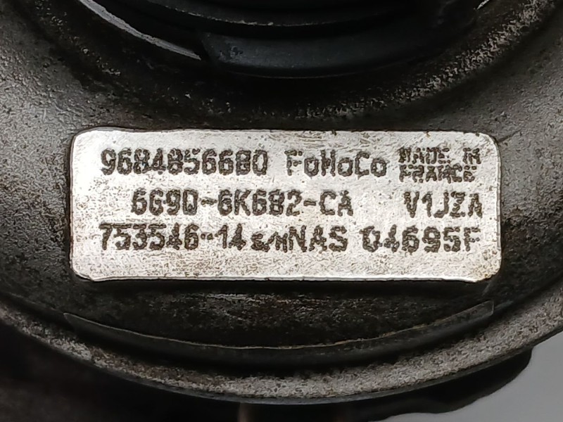 Recambio de turbocompresor para land rover freelander 2 (l359) 2.2 td4 4x4 referencia OEM IAM 6G9Q6K682CA 9684856680 75354614
