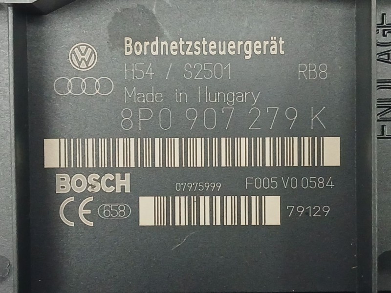 Recambio de caja reles / fusibles para audi tt (8j3) 2.0 tfsi referencia OEM IAM 8P0907279K F005V00584 