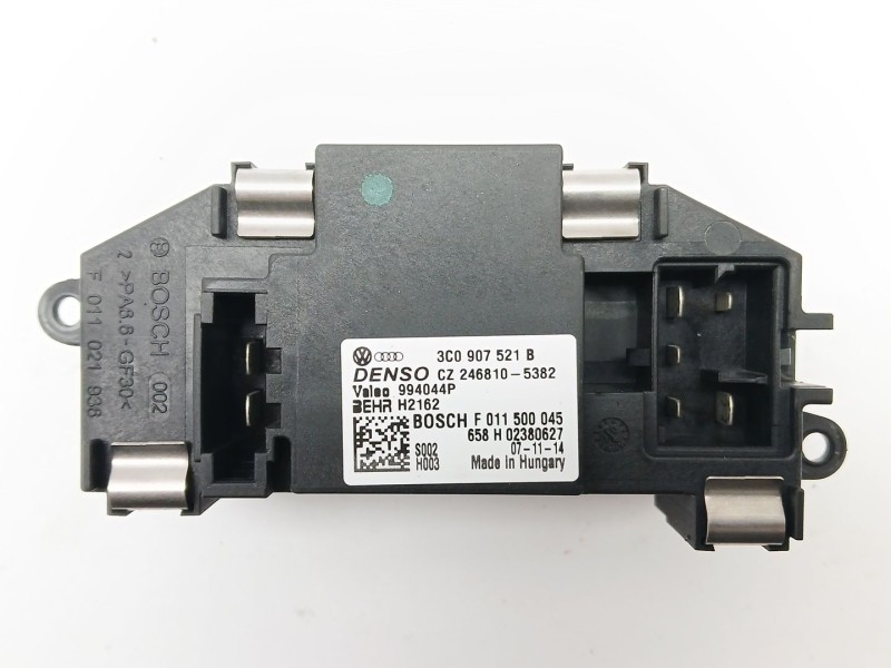 Recambio de resistencia calefaccion para audi tt (8j3) 2.0 tfsi referencia OEM IAM 3C0907521B CZ2468105382 994044P