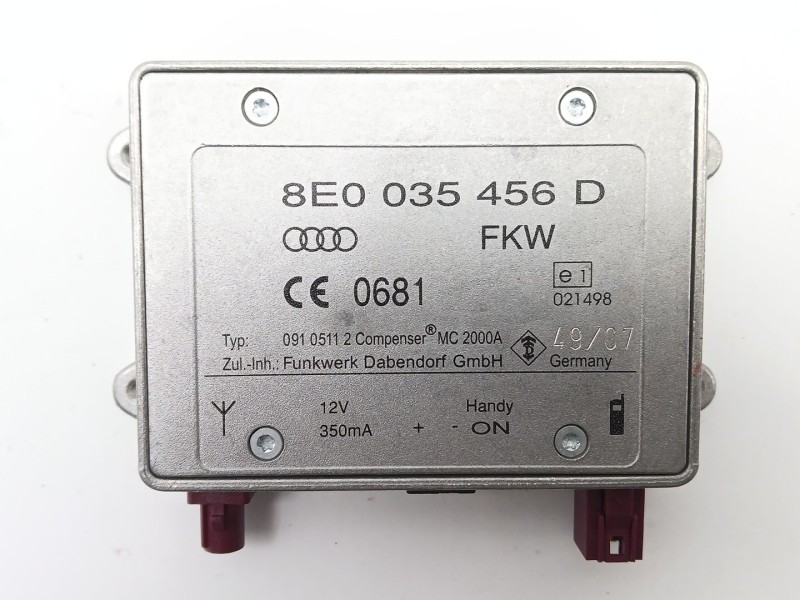 Recambio de modulo electronico para audi tt (8j3) 2.0 tfsi referencia OEM IAM 8E0035456D  