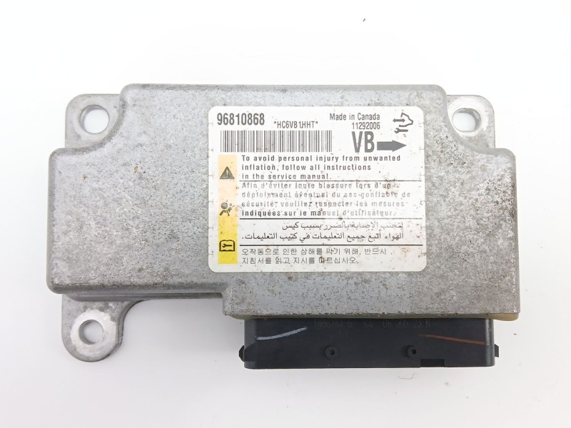 Recambio de centralita airbag para opel antara a (l07) 2.0 cdti referencia OEM IAM 96810868  