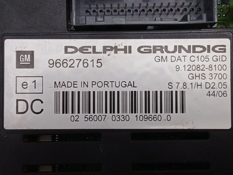 Recambio de pantalla multifuncion para opel antara a (l07) 2.0 cdti referencia OEM IAM 96627615  