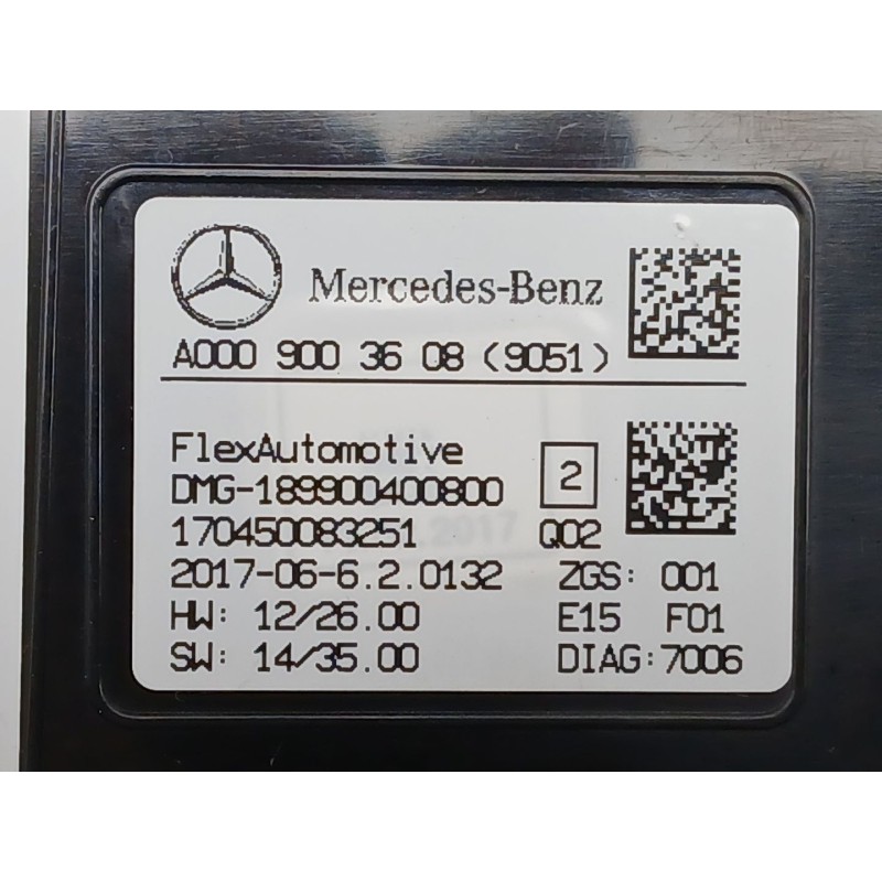 Recambio de luz interior para mercedes-benz clase a (w176) a 200 cdi / d (176.008) referencia OEM IAM A0009003608  
