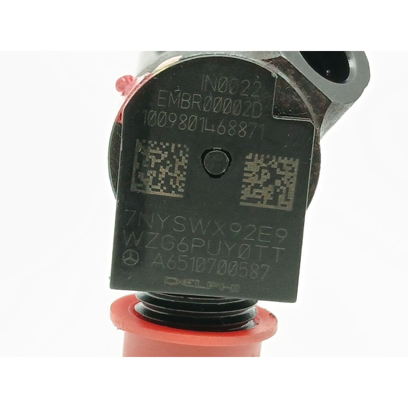 Recambio de inyector para mercedes-benz clase c (w204) berlina c 200 cdi blueefficiency (204.001) referencia OEM IAM A6510700587