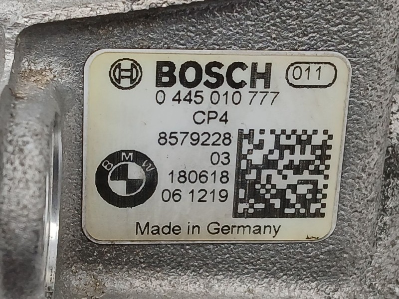 Recambio de bomba inyeccion para bmw x1 (f48) sdrive 18 d referencia OEM IAM 8579228 0445010777 