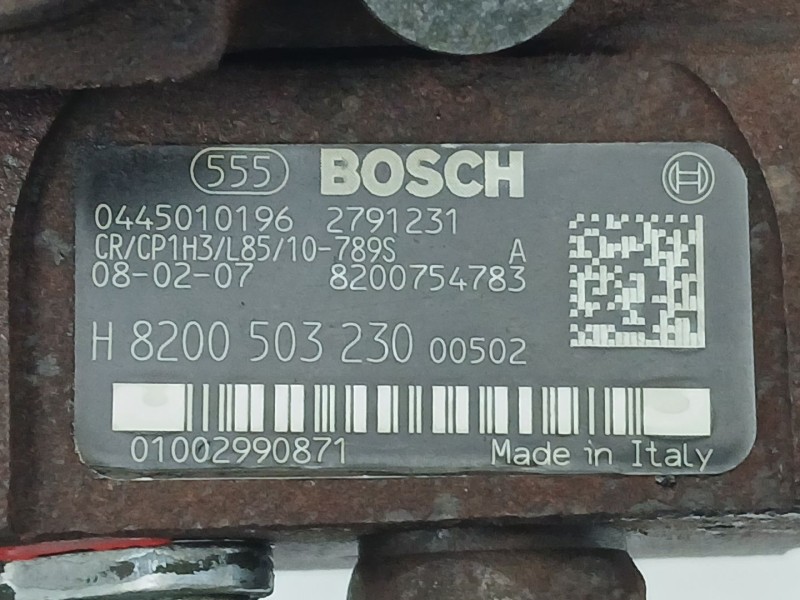 Recambio de bomba inyeccion para nissan interstar furgoneta (x70) dci 120 referencia OEM IAM 8200754783 H8200503230 0445010196