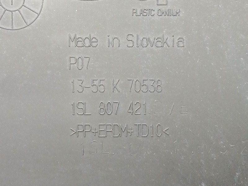 Recambio de paragolpes trasero para seat mii (kf1, ke1) 1.0 referencia OEM IAM 1SL807421D  