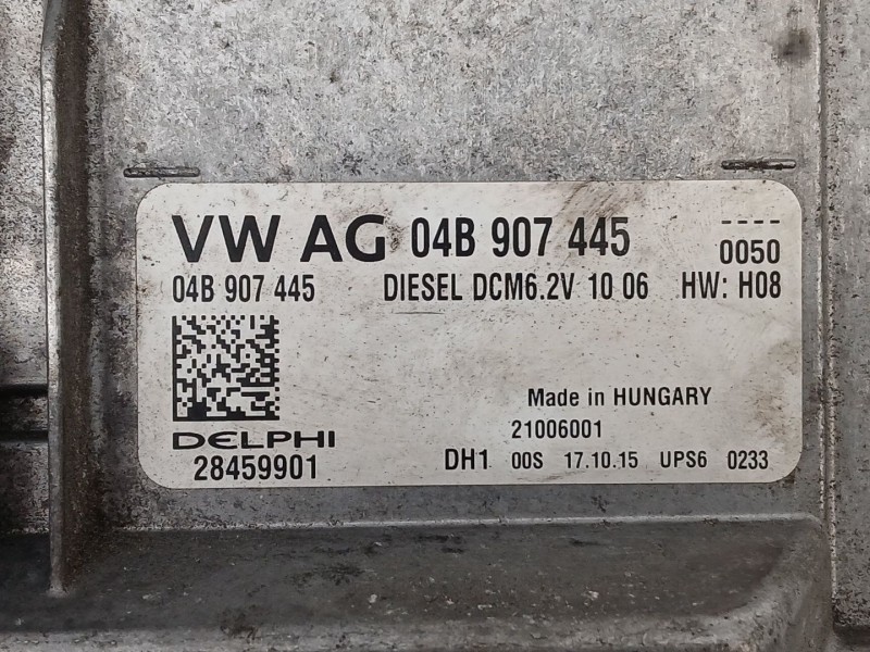 Recambio de centralita motor uce para seat ibiza iv (6j5, 6p1) 1.4 tdi referencia OEM IAM 04B907445 28459901 