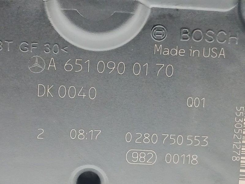 Recambio de caja mariposa para mercedes-benz clase c (w204) berlina c 200 cdi blueefficiency (204.001) referencia OEM IAM A65109