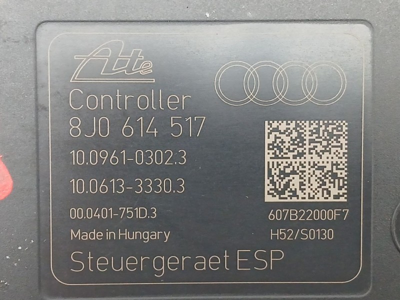 Recambio de abs para audi tt (8j3) 2.0 tfsi referencia OEM IAM 8J0614517 10021200154 10096103023