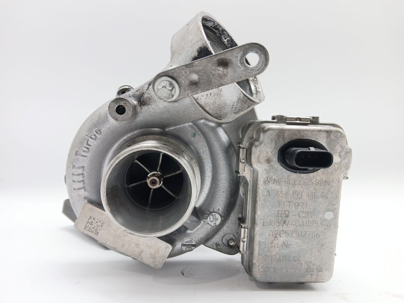 Recambio de turbocompresor para mercedes-benz clase c (w204) berlina c 200 cdi blueefficiency (204.001) referencia OEM IAM A6510