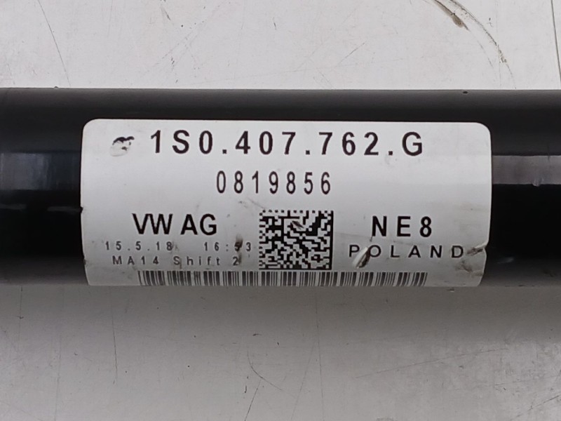 Recambio de transmision delantera derecha para seat mii (kf1, ke1) 1.0 referencia OEM IAM 1S0407762G  