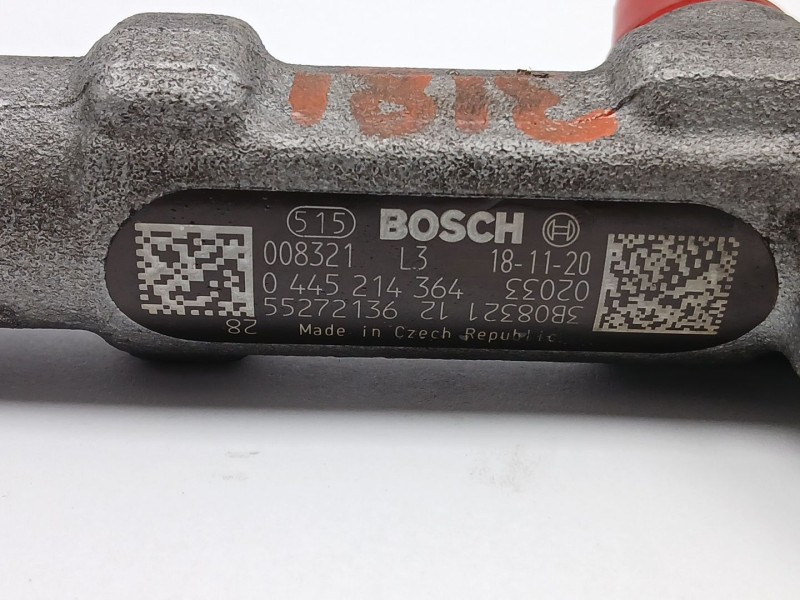 Recambio de rampa inyectora para fiat qubo (300) dynamic referencia OEM IAM 55272136 0445214364 