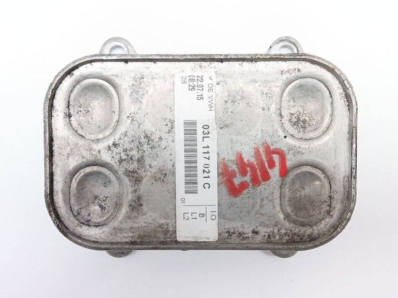 Recambio de enfriador aceite motor para seat ibiza iv (6j5, 6p1) 1.4 tdi referencia OEM IAM 03L117021C  