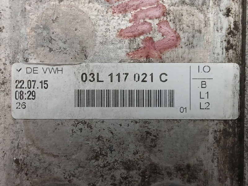 Recambio de enfriador aceite motor para seat ibiza iv (6j5, 6p1) 1.4 tdi referencia OEM IAM 03L117021C  