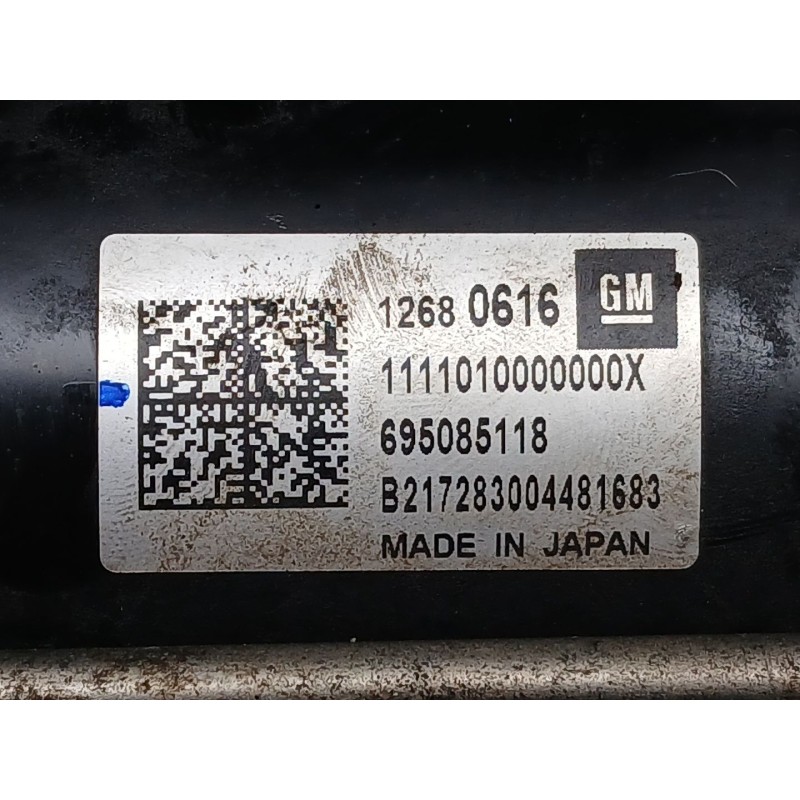 Recambio de motor arranque para opel astra k (b16) 1.4 turbo (68) referencia OEM IAM 12680616 695085118 