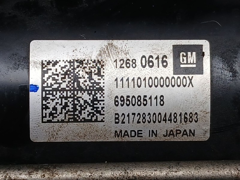 Recambio de motor arranque para opel astra k (b16) 1.4 turbo (68) referencia OEM IAM 12680616 695085118 