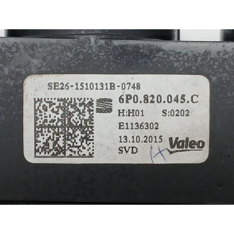 Recambio de mando climatizador para seat ibiza iv (6j5, 6p1) 1.4 tdi referencia OEM IAM 6P0820045C E1136302 