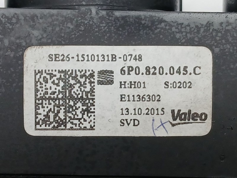 Recambio de mando climatizador para seat ibiza iv (6j5, 6p1) 1.4 tdi referencia OEM IAM 6P0820045C E1136302 