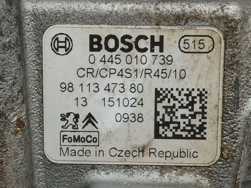 Recambio de bomba inyeccion para peugeot 508 sw active referencia OEM IAM 9811347380 0445010739 