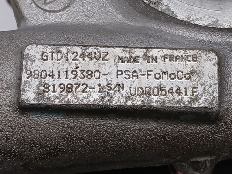 Recambio de turbocompresor para peugeot 508 sw active referencia OEM IAM 9804119380 8198721 GTD1244VZ