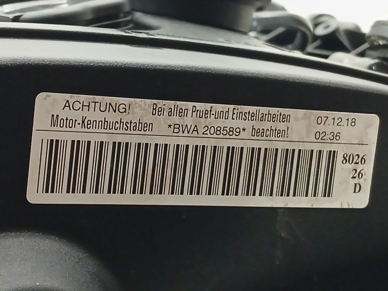 Recambio de motor completo para audi tt (8j3) 2.0 tfsi referencia OEM IAM BWA  