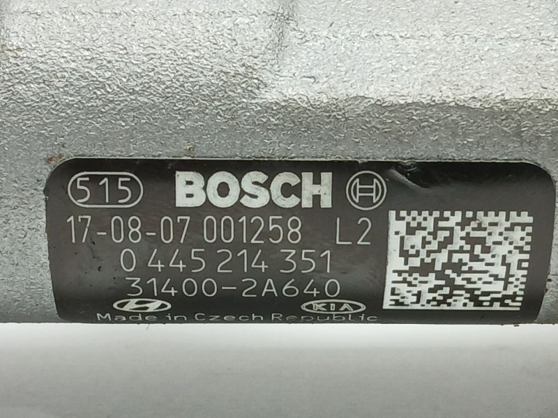 Recambio de rampa inyectora para kia carens ( ) x-tech referencia OEM IAM 314002A640 0445214351 314022F600