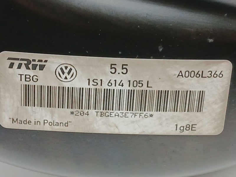 Recambio de servofreno para seat mii (kf1, ke1) 1.0 referencia OEM IAM 1S1614105L  