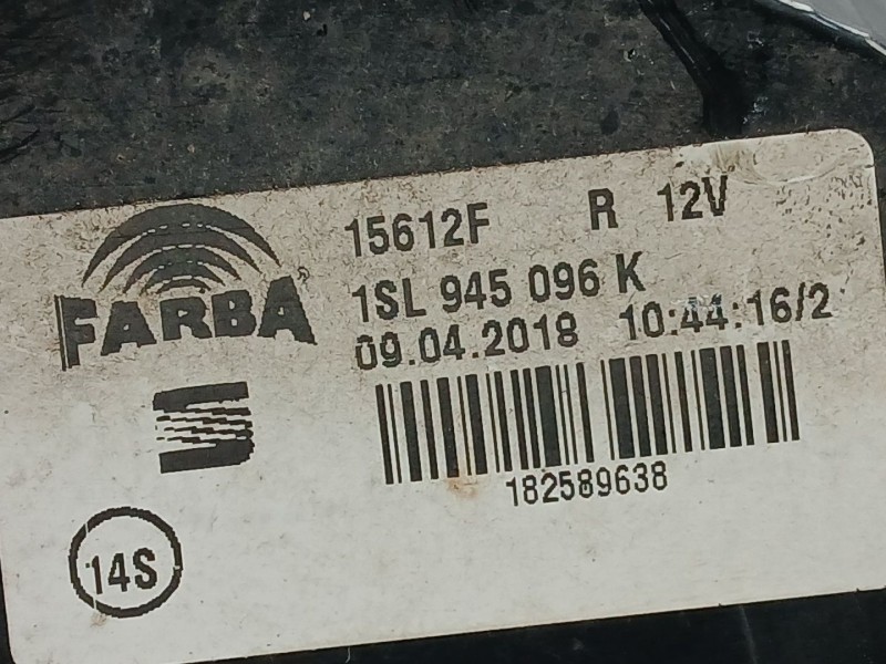 Recambio de piloto trasero derecho para seat mii (kf1, ke1) 1.0 referencia OEM IAM 1SL945096K  