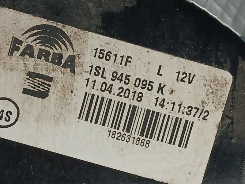 Recambio de piloto trasero izquierdo para seat mii (kf1, ke1) 1.0 referencia OEM IAM 1SL945095K  