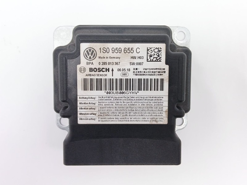 Recambio de kit airbag para seat mii (kf1, ke1) 1.0 referencia OEM IAM 1S1857034 1S0880204C 6J0880201AG