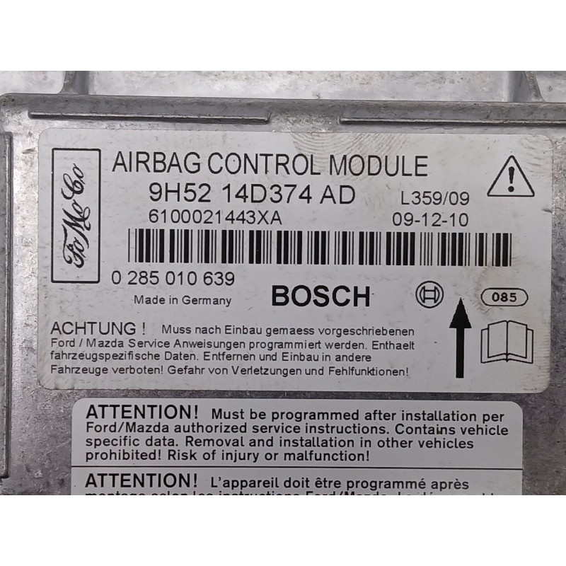 Recambio de kit airbag para land rover freelander 2 (l359) 2.2 td4 4x4 referencia OEM IAM 6H5204634AN 6G9N042A94DG 6H52043B13AD8