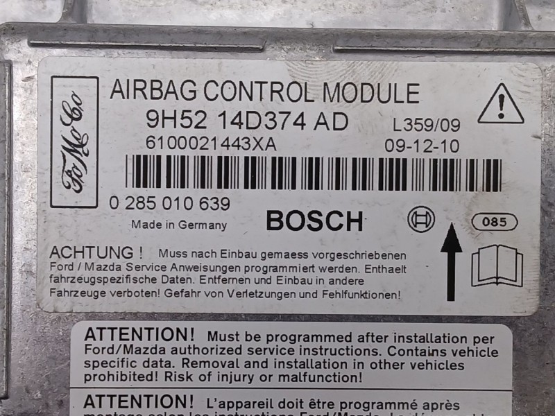 Recambio de kit airbag para land rover freelander 2 (l359) 2.2 td4 4x4 referencia OEM IAM 6H5204634AN 6G9N042A94DG 6H52043B13AD8