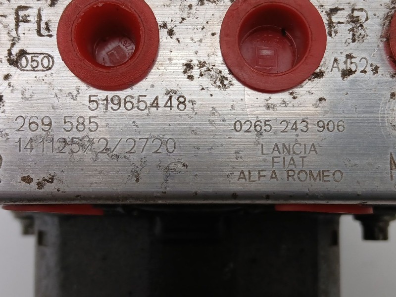 Recambio de abs para fiat panda (312_, 319_) 1.2 (312pxa1a) referencia OEM IAM 51965448 0265243906 2265106516