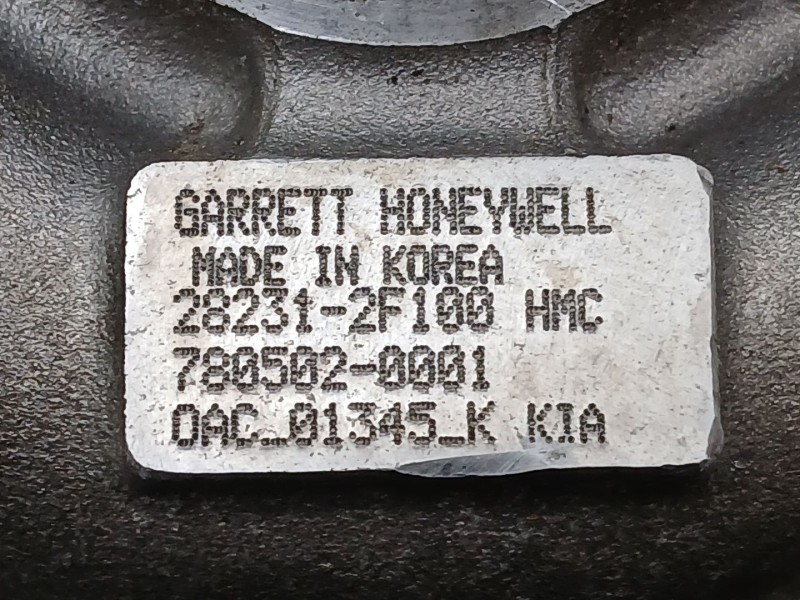 Recambio de turbocompresor para kia carnival 2.2 crdi vgt active referencia OEM IAM 282312F100 7805020001 