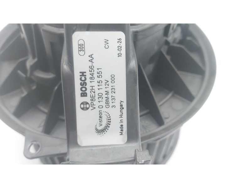 Recambio de motor calefaccion para ford fiesta (cb1) titanium referencia OEM IAM VP8E2H18456AA 0130115551 3137231000