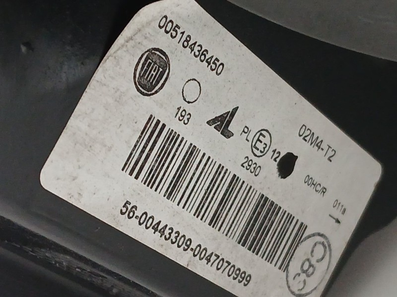 Recambio de faro izquierdo para fiat panda (312_, 319_) 1.2 (312pxa1a) referencia OEM IAM 00518436450  