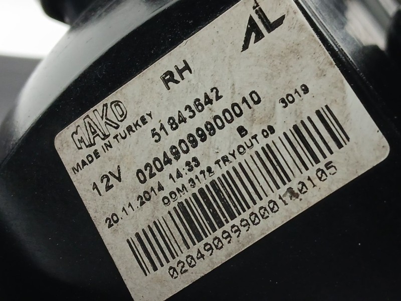Recambio de piloto trasero derecho para fiat panda (312_, 319_) 1.2 (312pxa1a) referencia OEM IAM 51843642  