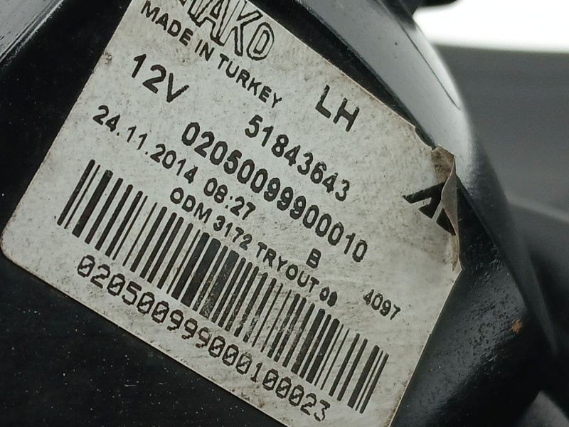 Recambio de piloto trasero izquierdo para fiat panda (312_, 319_) 1.2 (312pxa1a) referencia OEM IAM 51843643  