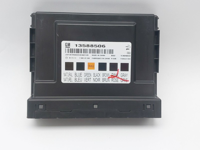 Recambio de modulo electronico para chevrolet cruze station wagon lt+ referencia OEM IAM 13588506 130903 878506DS3246FIVB