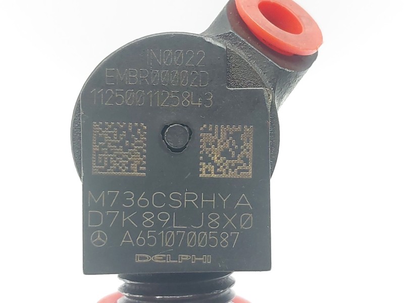 Recambio de inyector para mercedes-benz clase c (w204) c 220 cdi (204.008) referencia OEM IAM A6510700587 36YSRZS1E9 