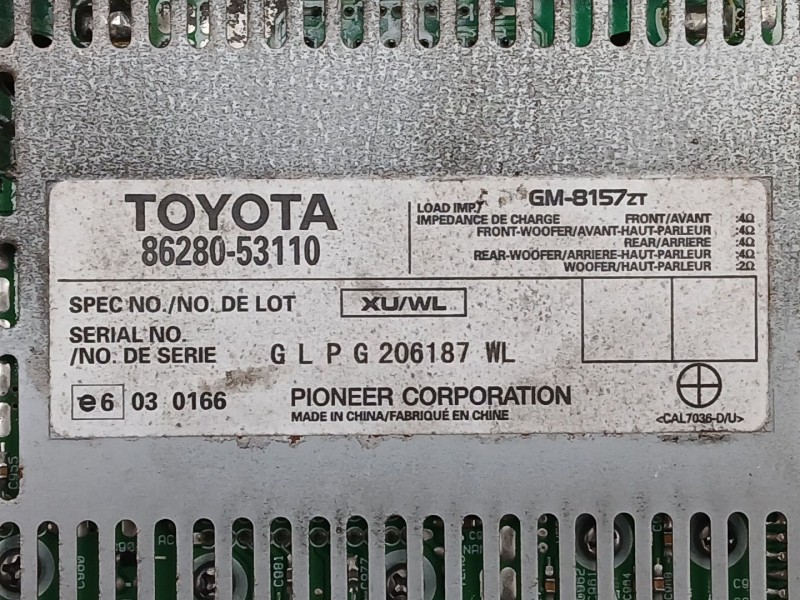 Recambio de modulo electronico para lexus is ii (_e2_) 220d (ale20) referencia OEM IAM 8628053110  