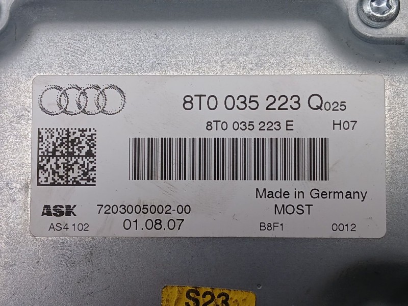 Recambio de modulo electronico para audi a5 (8t3) 3.0 tdi quattro referencia OEM IAM 8T0035223Q 8T0035223E 