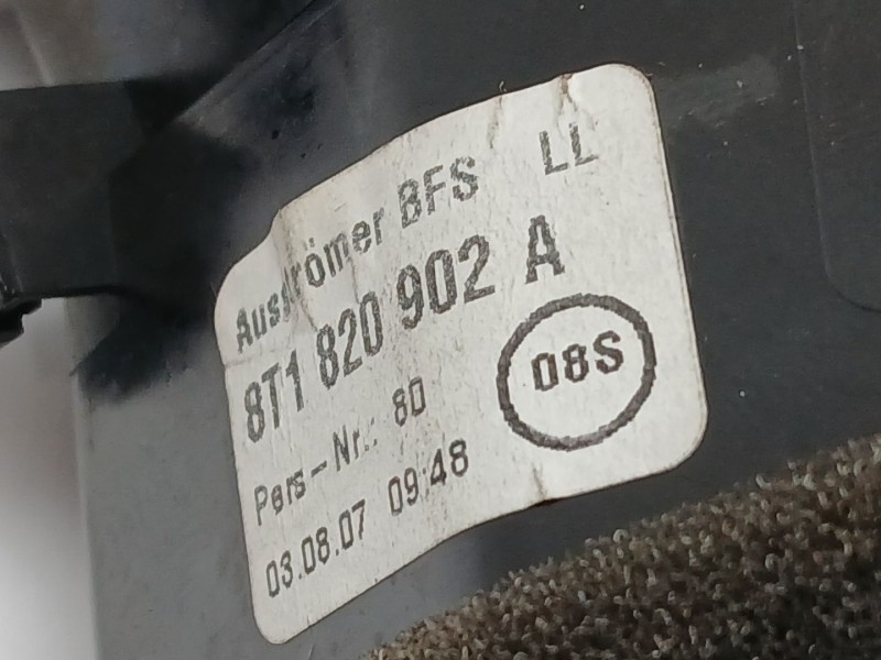 Recambio de rejilla aireadora para audi a5 (8t3) 3.0 tdi quattro referencia OEM IAM 8T1820902A  