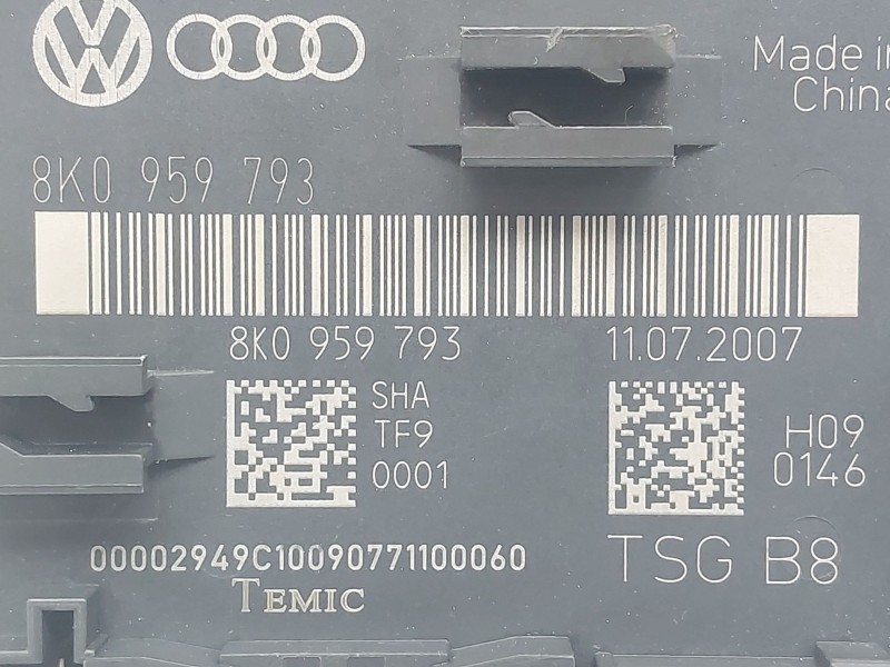 Recambio de modulo confort para audi a5 (8t3) 3.0 tdi quattro referencia OEM IAM 8K0959793  